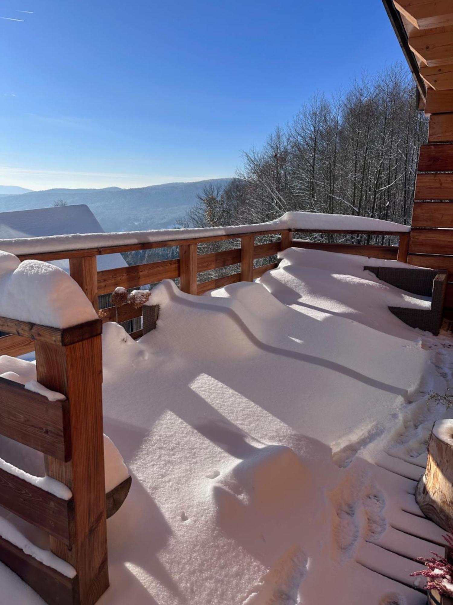 Domek Drewniany W Gorach Jacuzzi & Balia - Osada Chelm Stroza  Luaran gambar